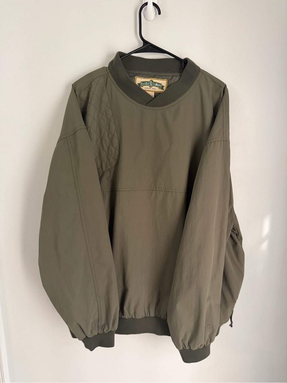 Bob Allen Olive Bird Shooting Jacket Pullover, Sz X-Large